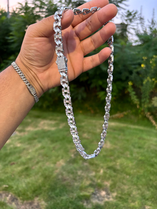 The Silver Baguette Cuban Link