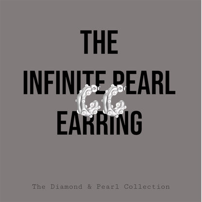 The Infinite Pearl Mini Hoops