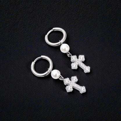 The Eternal Faith Pearl Earrings